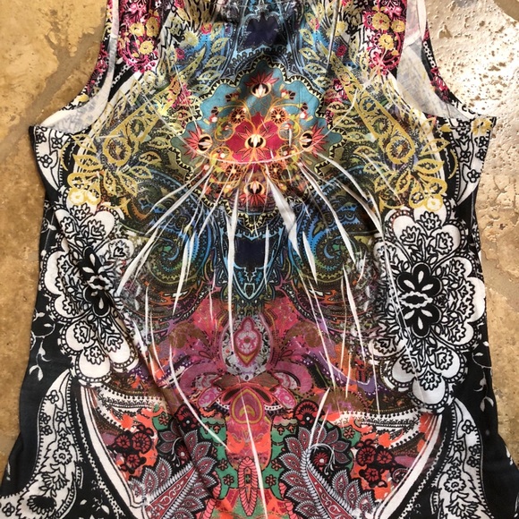 Colorful light weight summer top - Picture 4 of 4